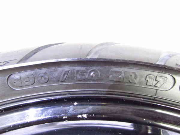 ZEXT CBR900RR SC33 大人気!! 純正 リア ホイール 曲りなし 溝有タイヤ付 検※ CBR929RR CBR954RR CBR1000RR SP CBR1100XX CBR600RR 123R07_画像5