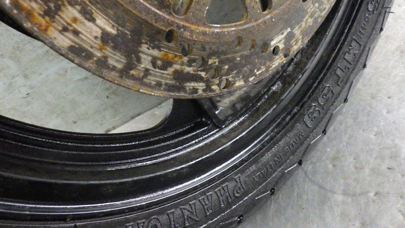 RGA-248A GPZ400R оригинальный переднее колесо ZX400D-026 поиск Kawasaki 