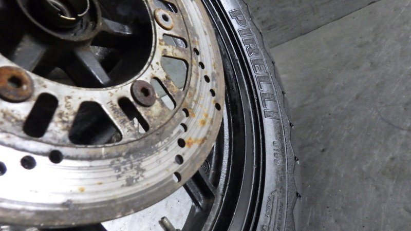 RGA-248A GPZ400R оригинальный переднее колесо ZX400D-026 поиск Kawasaki 