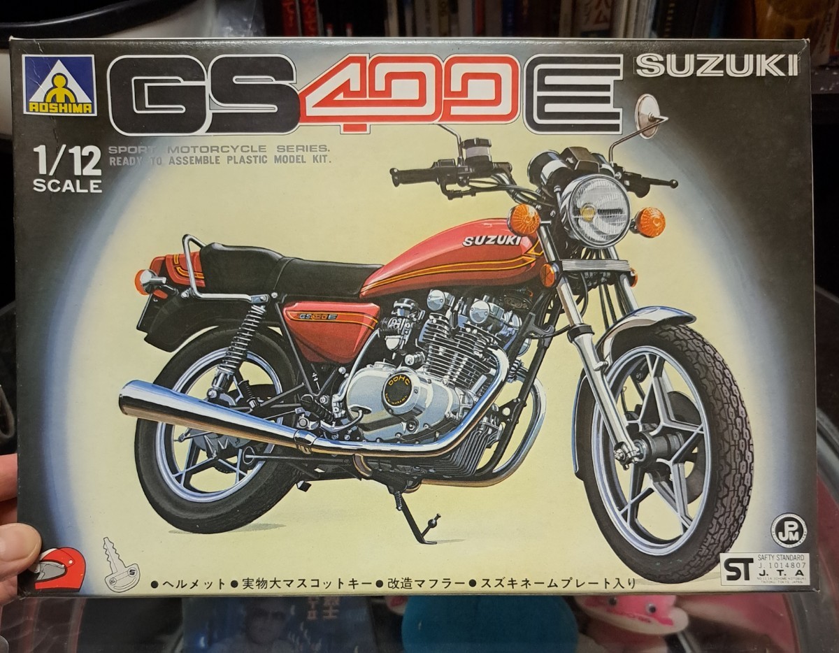 3 подлинная вещь GS400 E2 пластиковая модель новый товар Aoshima CBX400F CBR400F XJ400 GT380 CB400F CB750K Z400FX Z1 Z2 Z750RS Hawk 2