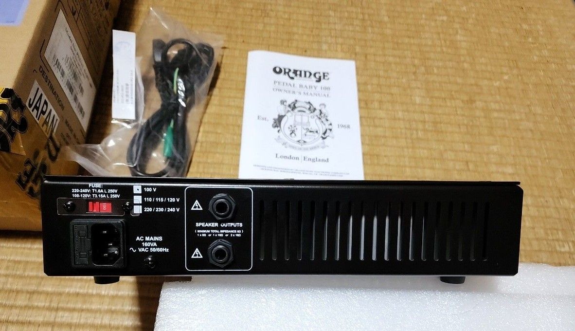 ORANGE Pedal Baby 100 美品 パワーアンプ 限定ギグバック付き ORANGE Pedal Baby 100 美品 パワーアンプ 限定ギグバック付き
