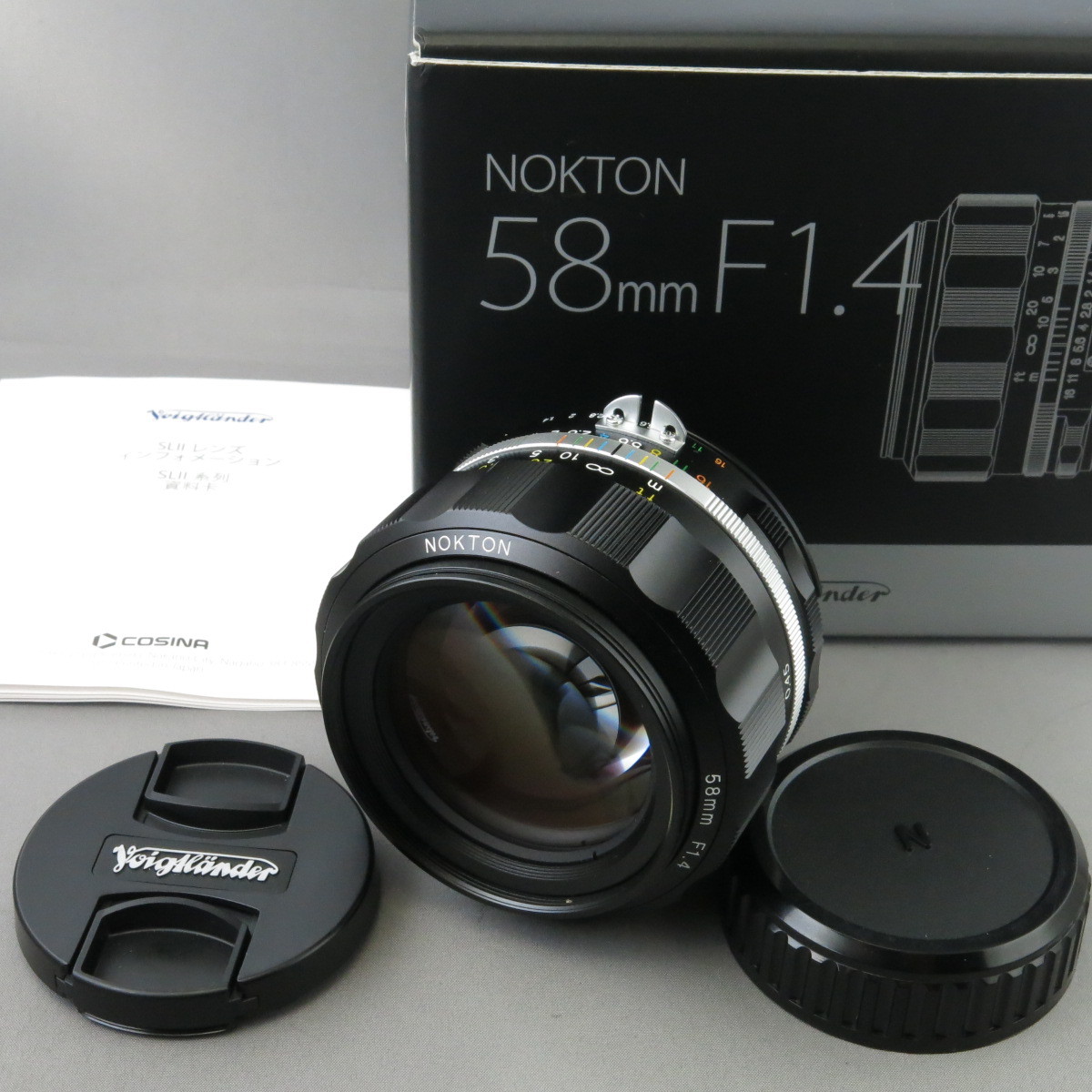 【美品】Voigtlanderフォクトレンダー　NOKTON58mmF1.4SLII S　★NO.7494