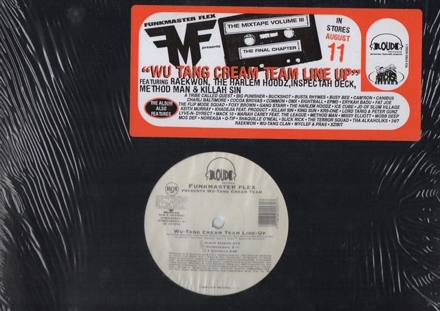 【廃盤12inch】Funkmaster Flex / Wu-Tang Cream Team Line Up_画像1