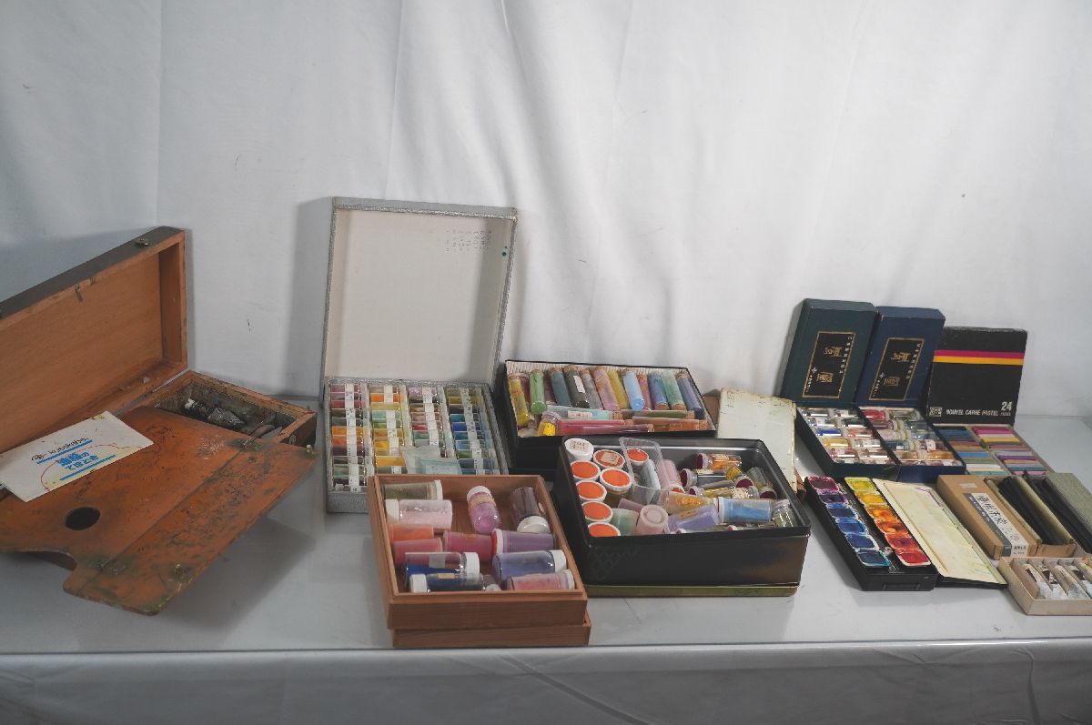 9-52】 絵具 まとめ 日本画用岩絵具 新岩 胡粉絵具 ナカガワ謹製