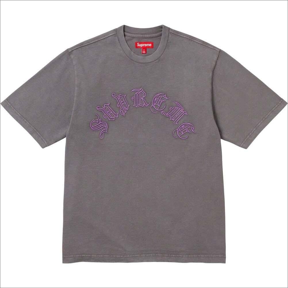 メール便送料無料対応可】 Dark Tee Top S/S English Old Supreme M