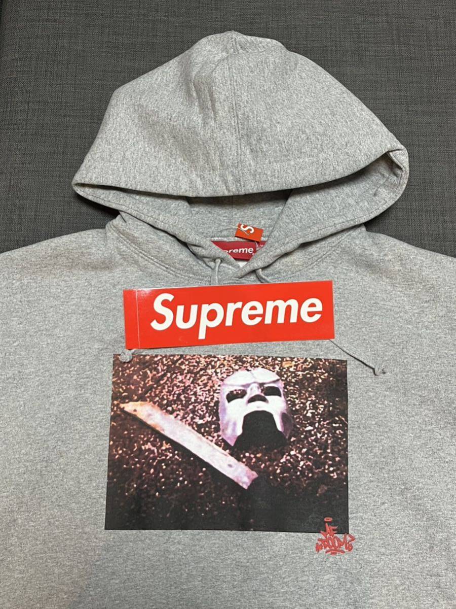 送料無料 S グレー Supreme Mf Doom Hooded Sweatehirt Heather Grey