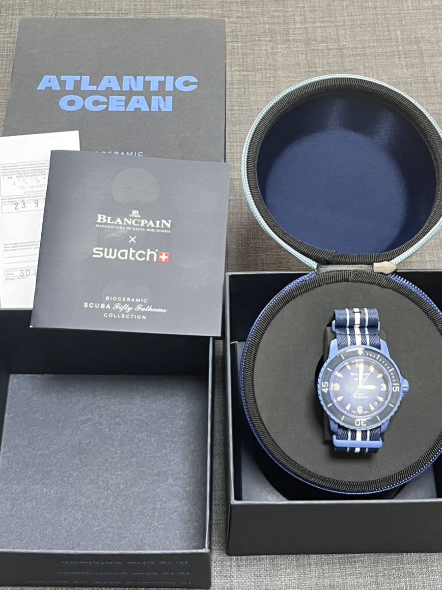 送料無料 青 Blancpain Swatch Bioceramic Scuba Fifty Fathoms 送料無料 青 Blancpain Swatch Bioceramic Scuba Fifty Fathoms