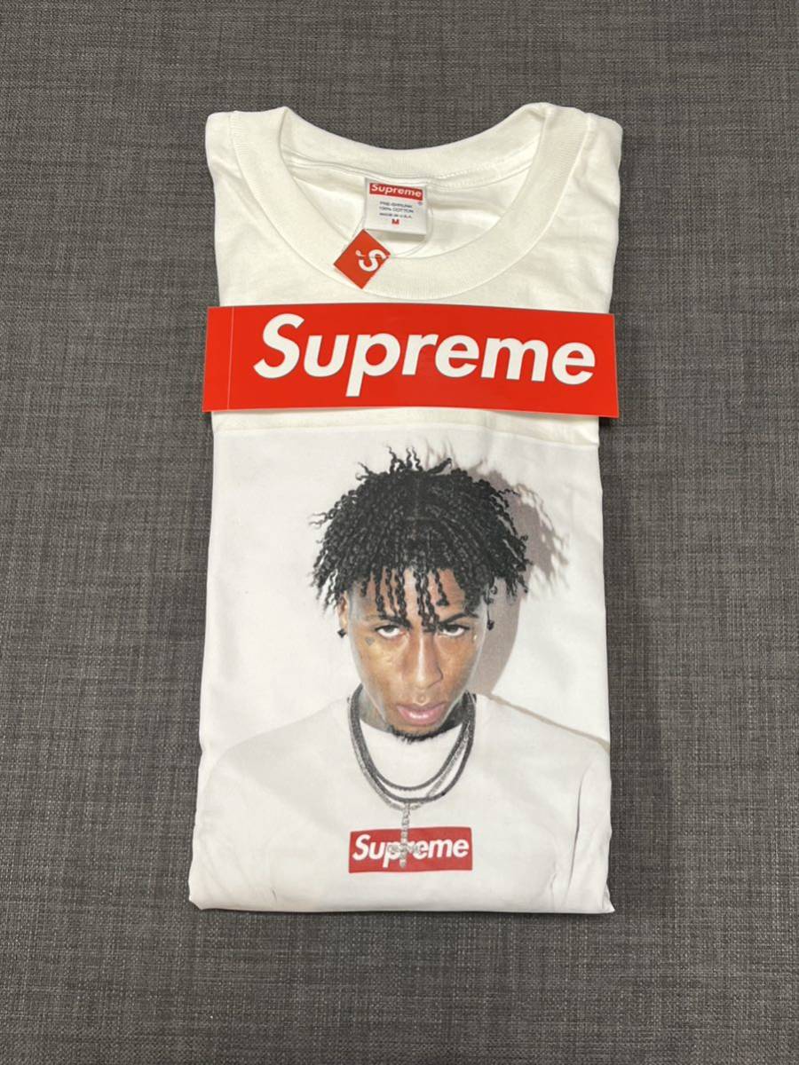 送料無料 M 白 Supreme NBA Youngboy Tee White 23FW 立ち上げ