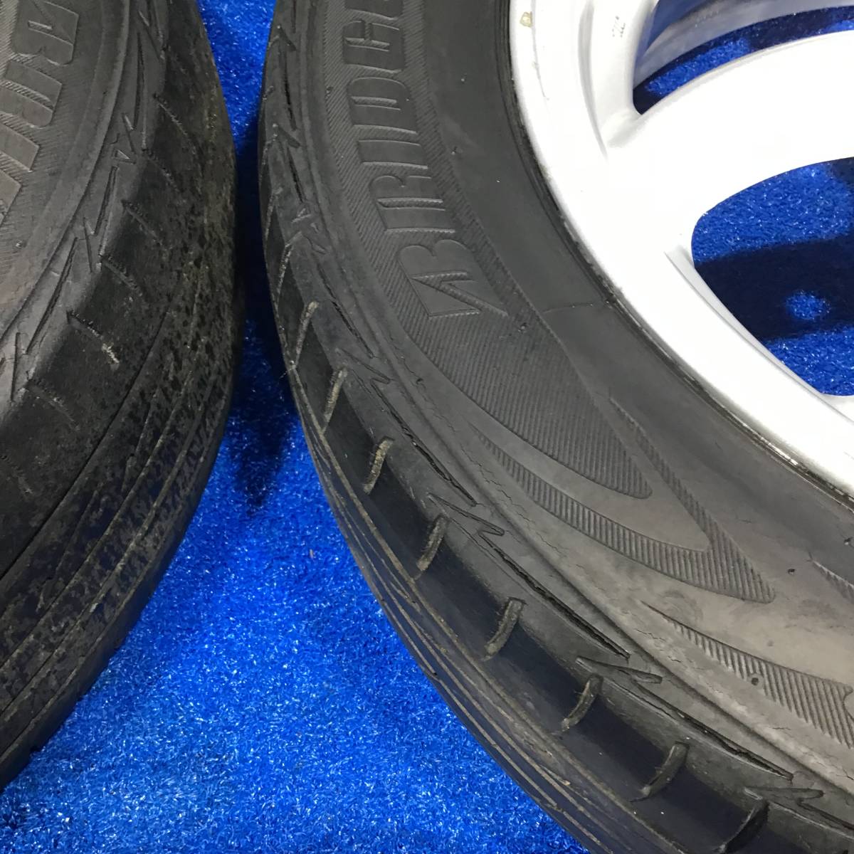 [AK-0010873]　ダイハツ　L900S　MINILITE　BRIDGESTONE　タイヤホイールセット　14×4.5J+45　155/65R14　4本セット_画像7