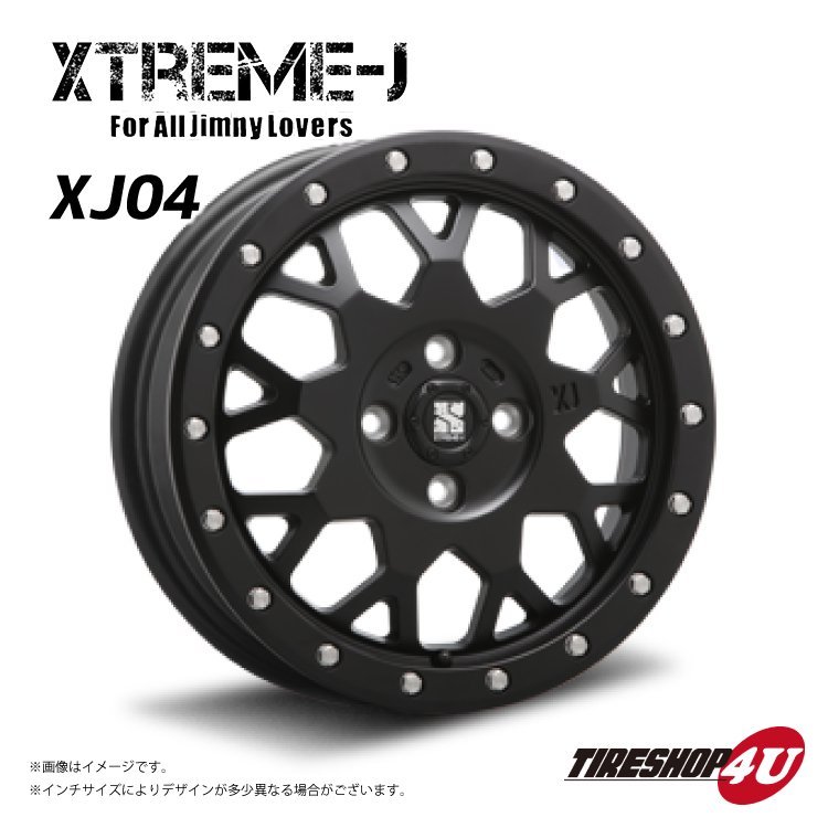 4本セット XTREME-J XJ04 15x4.5J 4/100 +43 SBK TOYO トーヨー オープンカントリー R/T 165/65R15 WL 軽自動車 タフト デリカD2_画像2