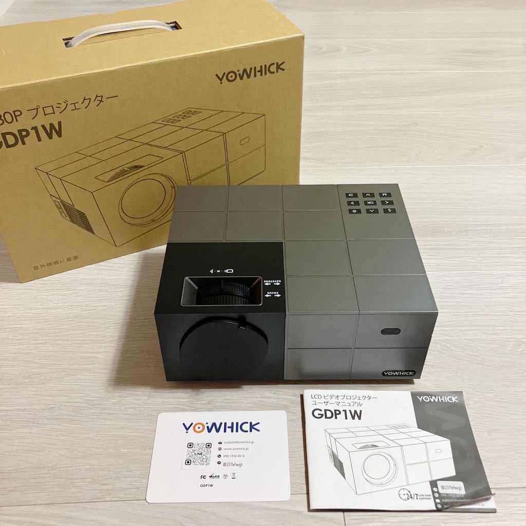 超歓迎 15000LM プロジェクター 5GWiFi YOWHICK 4K Stick/PS3・4/DVD