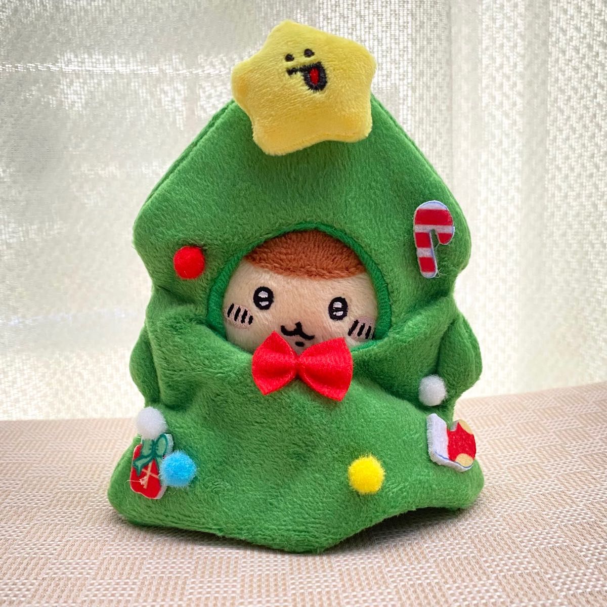 クリスマスツリー 被り物 10cm ぬいぐるみ ぬい服 ちいかわ クリスマスツリー 被り物 10cm ぬいぐるみ ぬい服 ちいかわ