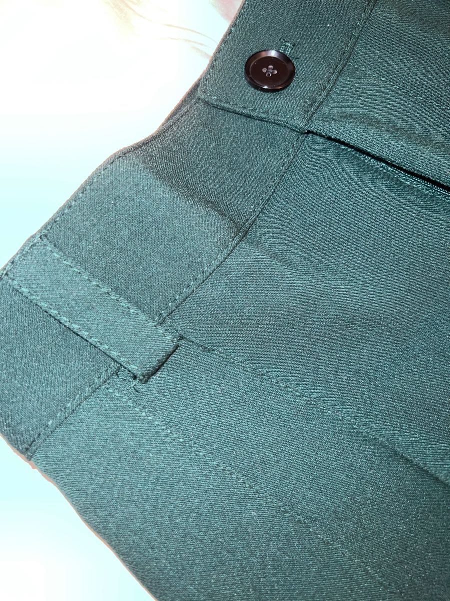 ZARA ザラ メンズ レディース　セットアップ ジャケット パンツ スーツ グリーン 緑　テーラードジャケット