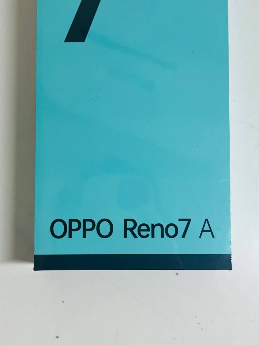 OPPO Reno7 A ブラック 新品未開封-