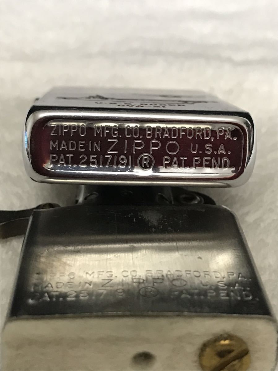 ZIPPO ジッポー ジッポ ジッポライター オイルライター 1950年代 中古品　アメリカ海軍　ミリタリー　military 希少品_画像6