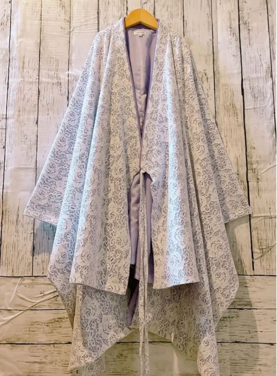 キャサリンコテージ 120 花柄 総レース 紫白 袴セット 卒業式 成人式 着物