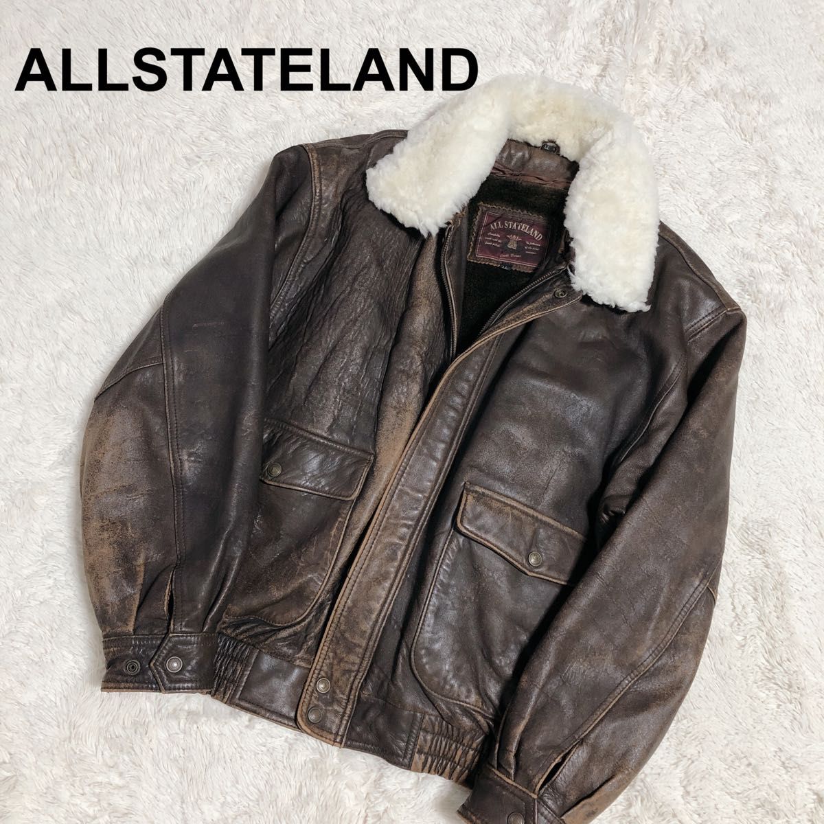 希少 ALLSTATELAND オールステートランド ヴィンテージ レザー