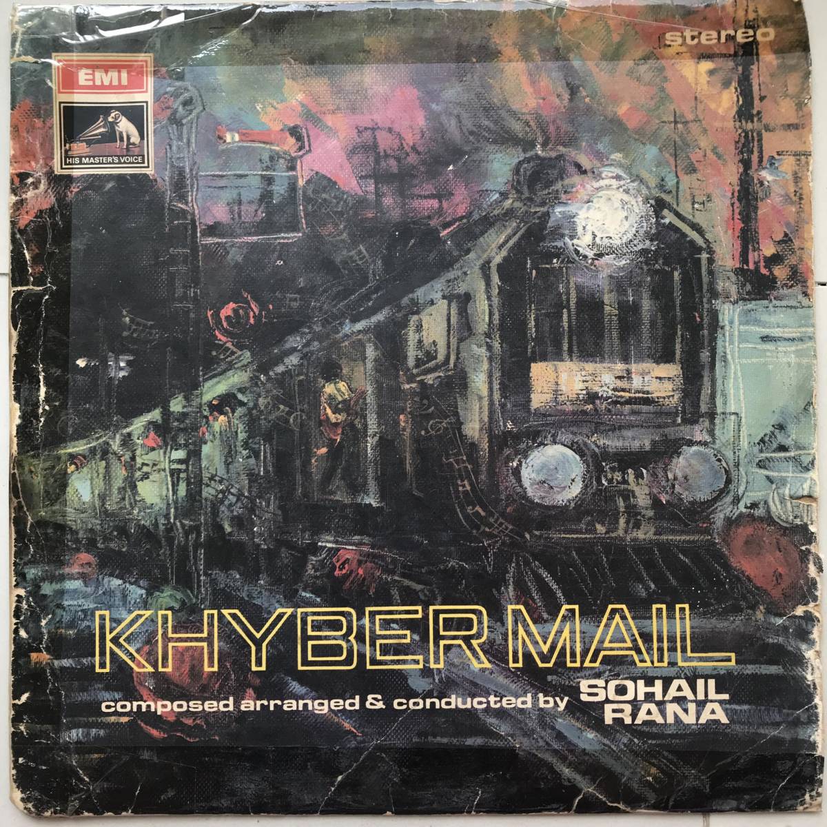 LP Pakistan「 Sohail Rana Khyber Mail 」Electro Psychedelic Funky Garage Sitar Groove 70´s パキスタン 幻稀少人気名盤 Original