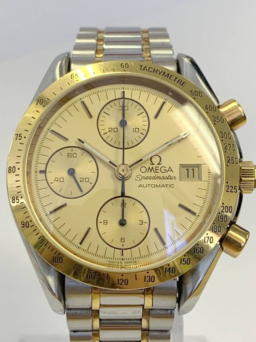 豪華 I459-ST21-4◎ OMEGA ⑥ 腕時計 稼働 自動巻き メンズ デイト