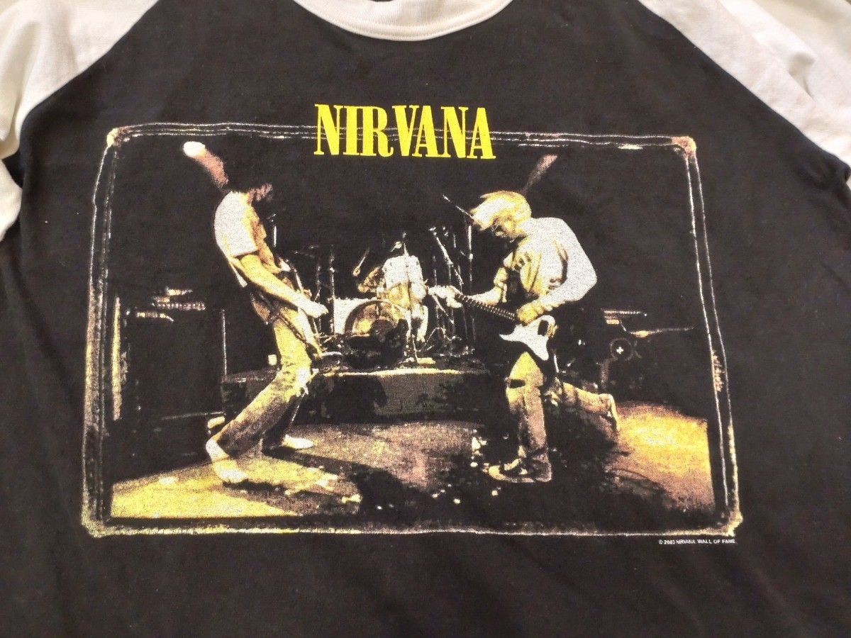 ヴィンテージ NIRVANA ニルヴァーナ ラグランTシャツ バンドTシャツ