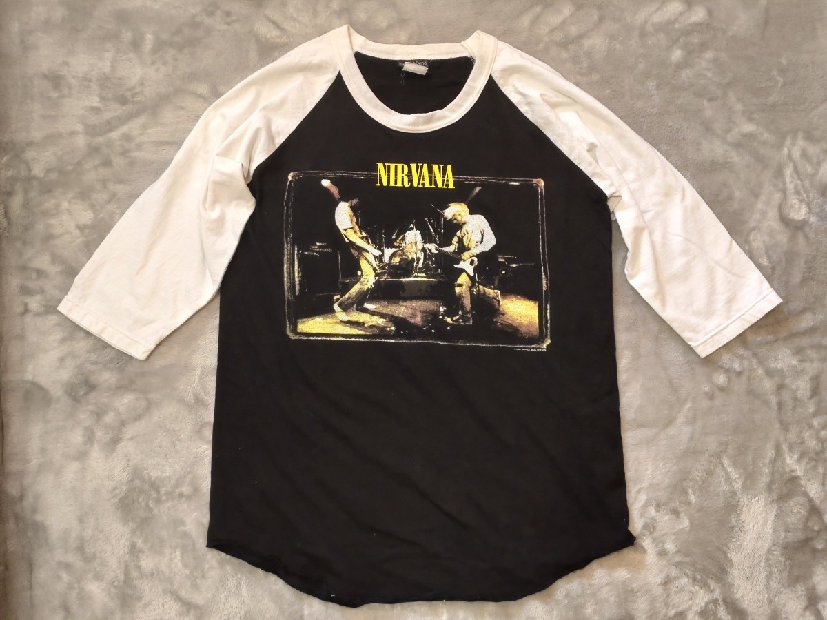 ヴィンテージ NIRVANA ニルヴァーナ ラグランTシャツ バンドTシャツ