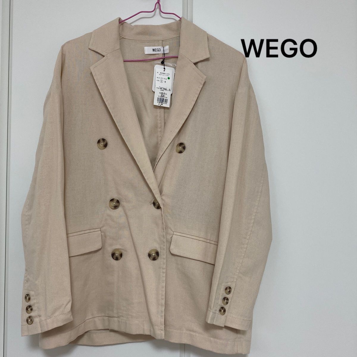 WEGO ジャケット　S  新品 テーラードジャケット