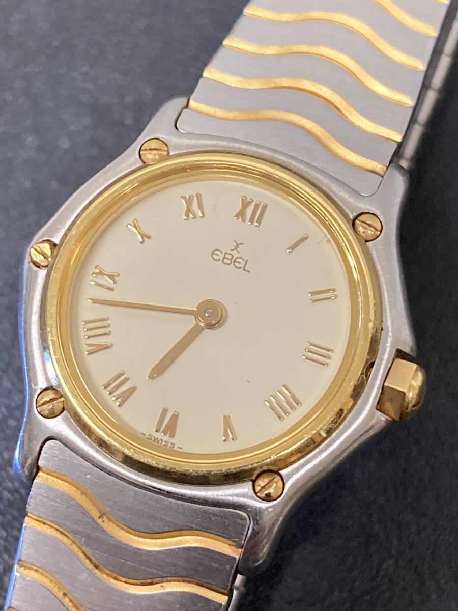 2022年激安 ・ 750 【美品】K18 EBEL 不動★14357管理番号 クォーツ レディース SS/K18YG 1057901 クラシックウェーブ エベル エベル 2022年激安 ・ 750 【美品】K18 EBEL 不動★14357管理番号 クォーツ レディース SS/K18YG 1057901 クラシックウェーブ エベル エベル