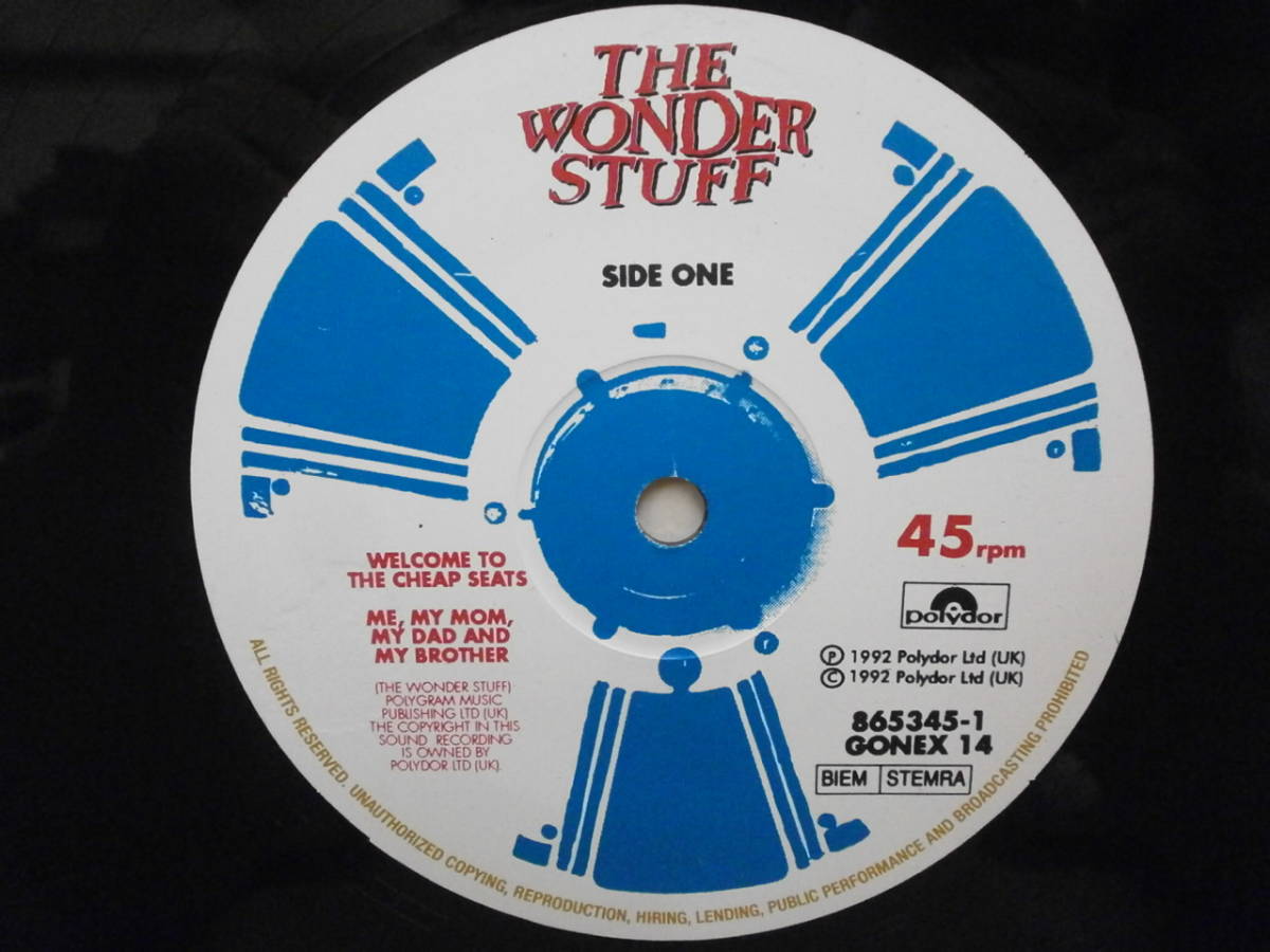 ★The Wonder Stuff / Welcome To The Cheap Seats - The Original Soundtrack E.P.★UK盤12”_画像6