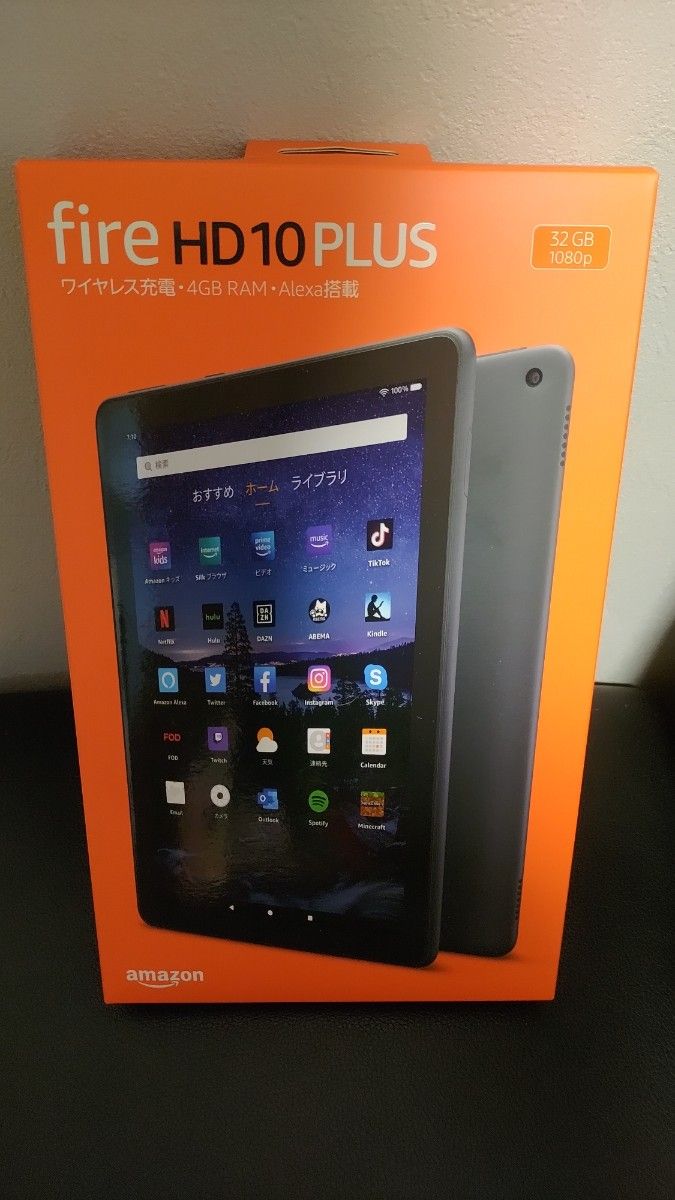 Amazon B08F5MLWC9 【NEWモデル】Fire HD 10 Plus タブ 10.1インチ 32GB（未開封品）