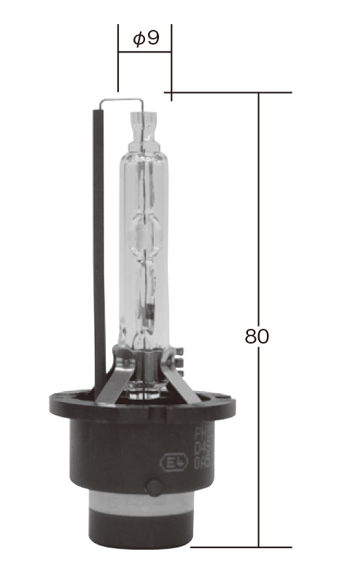 マークＸ GRX13#系 HIDバルブ D4S V9119-75S0 1個 ドライブジョイ DJ 12V 24V トヨタ タクティー スタンレー ヘッドランプ_画像2