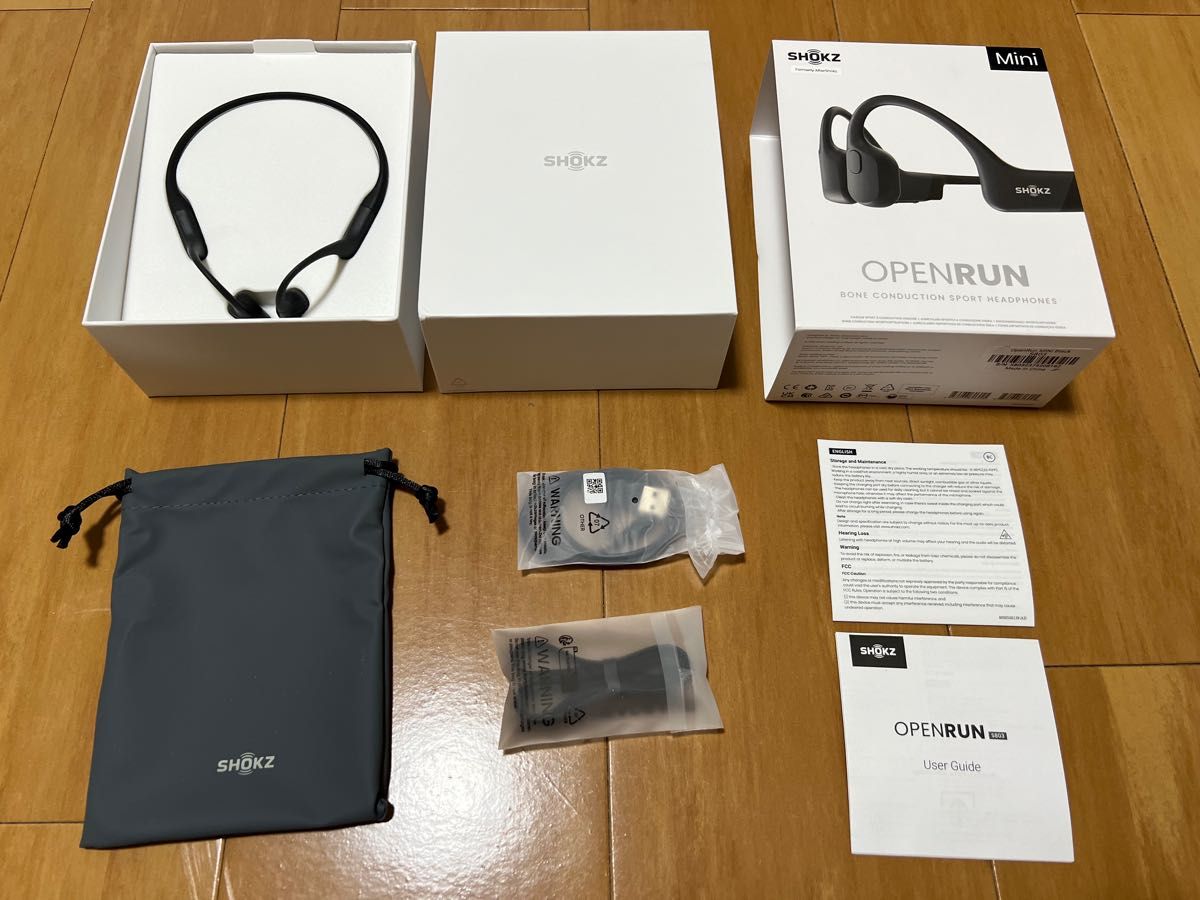 新品同様】Shokz 骨伝導イヤホン OPENRUN mini｜PayPayフリマ