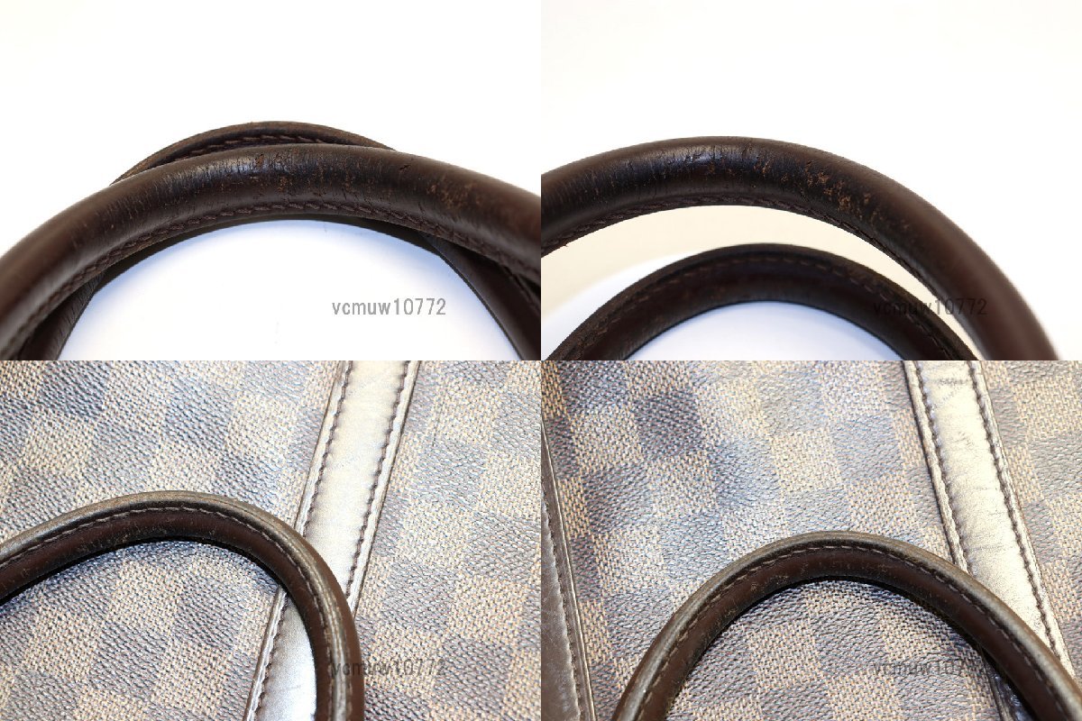 希少美中古■LOUIS VUITTON ダミエ PDV レザー ビジネスバッグ ブリーフケース ルイヴィトン■0831za292-7D_画像9