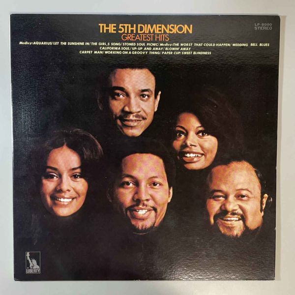 34906★美盤【日本盤】 The 5th Dimension / The 5th Dimension Greatest Hits ★赤盤_画像1