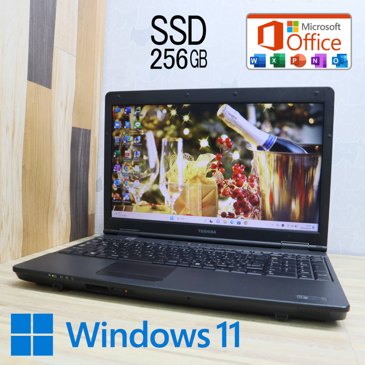 海外輸入】 Core B650B 高性能i3！新品SSD256GB☆Dynabook ☆中古PC i3