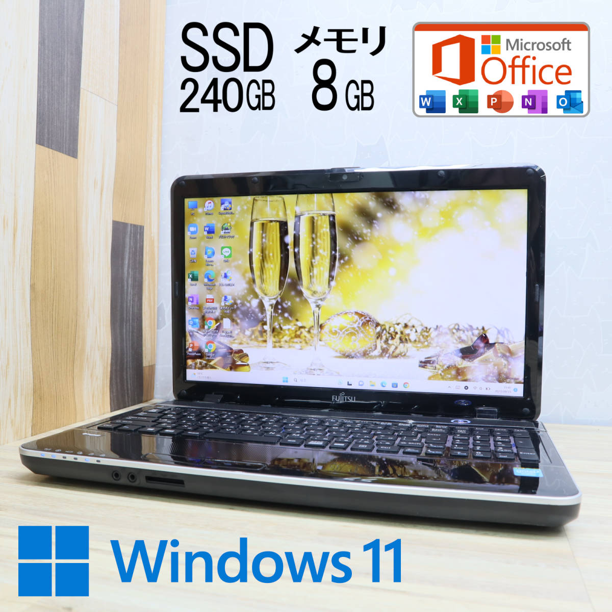 送料無料】 2019 Office Microsoft Win11 B830 Celeron Webカメラ