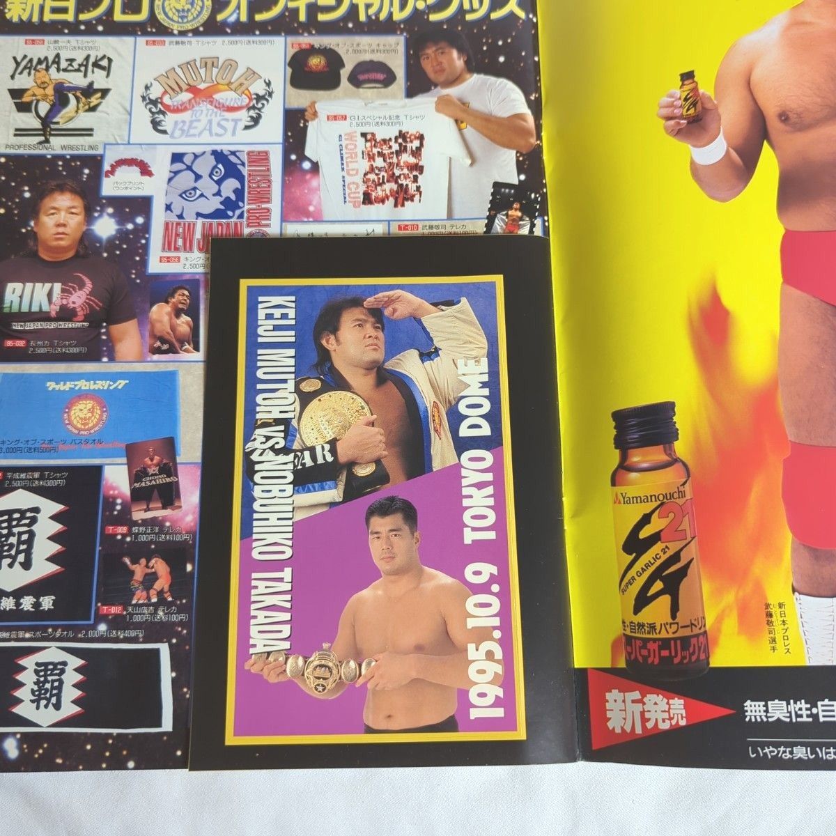 1995年 新日本プロレス VS UWFインター全面対抗戦パンフレット　武藤敬司 高田延彦 東京ドーム