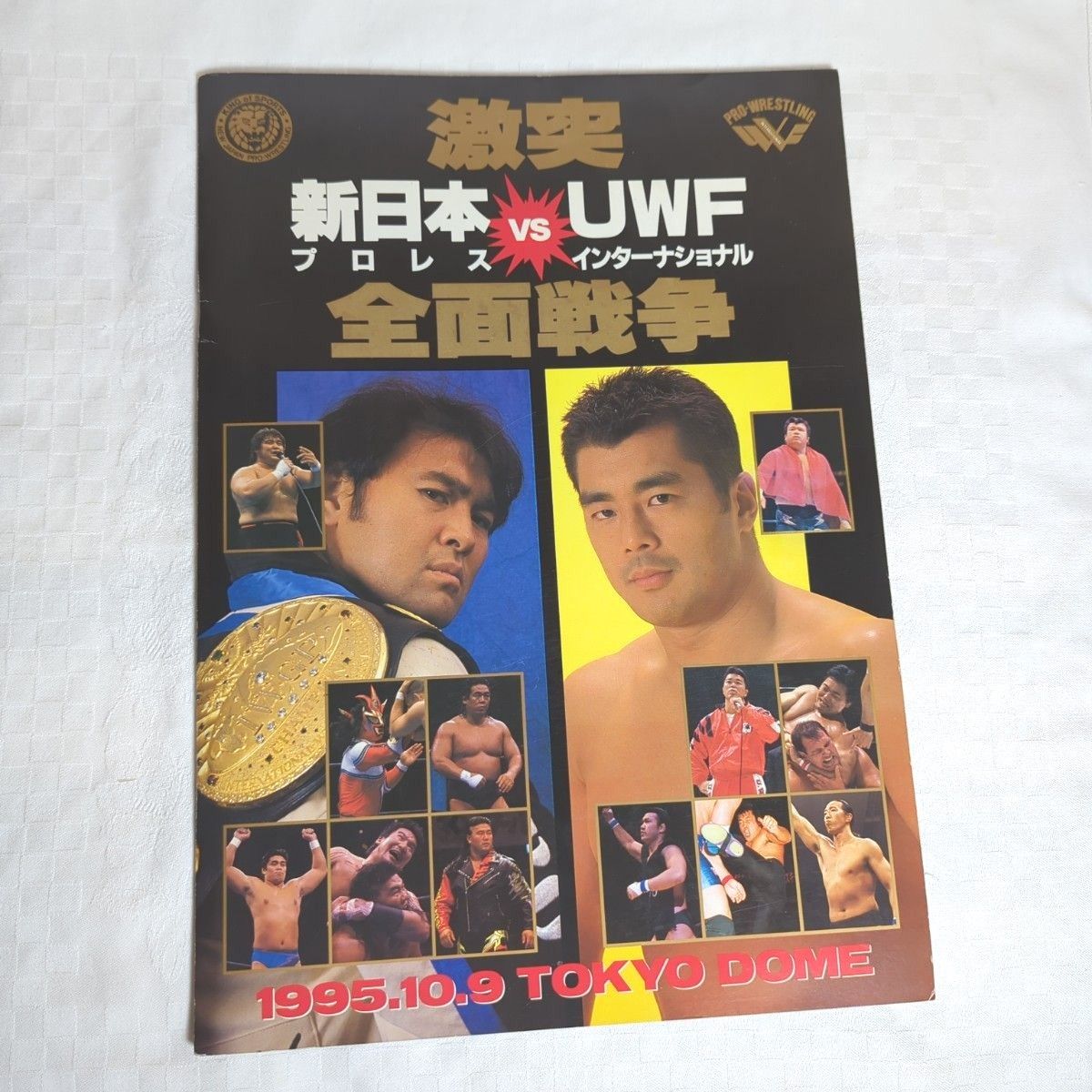 1995年 新日本プロレス VS UWFインター全面対抗戦パンフレット 1995年 新日本プロレス VS UWFインター全面対抗戦パンフレット