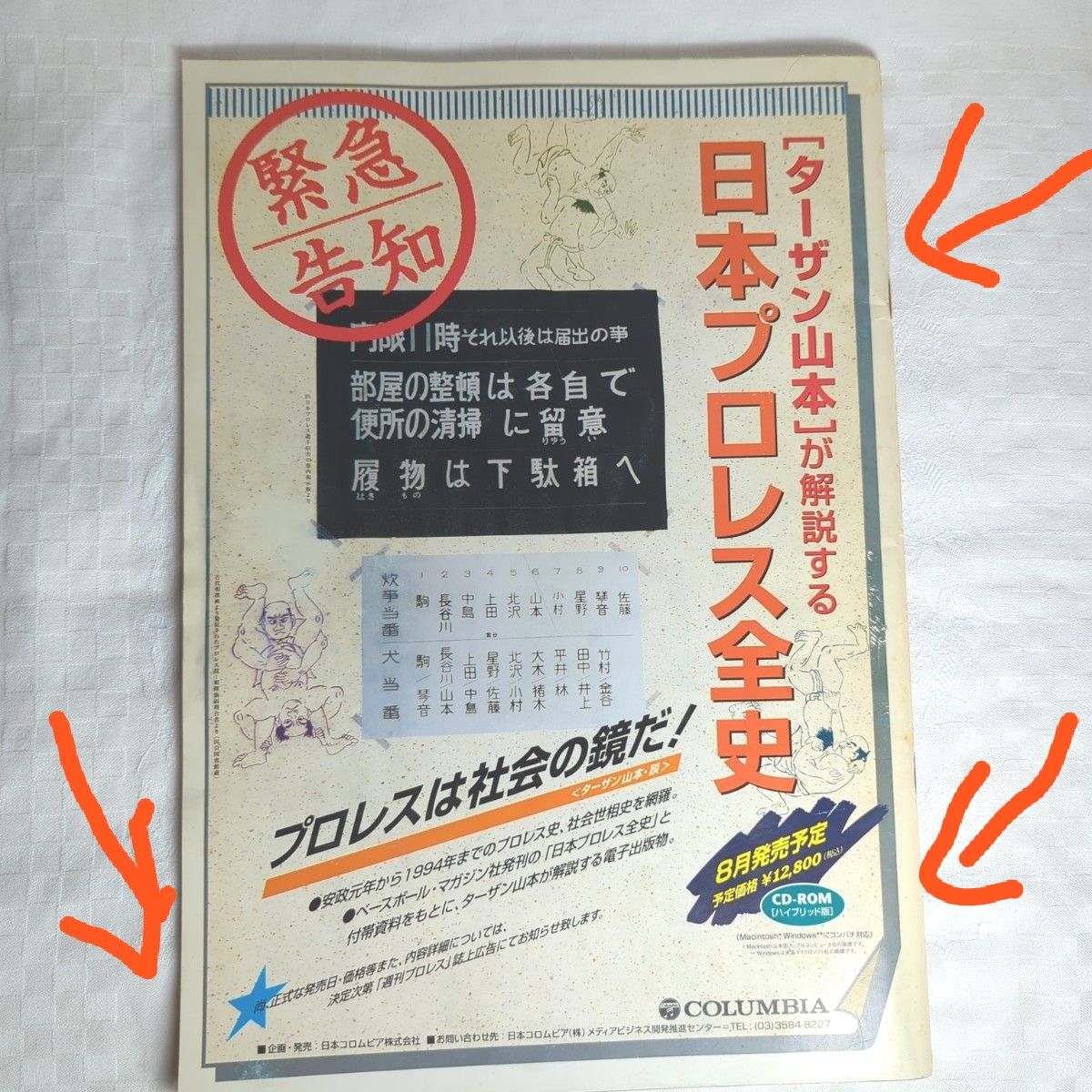 プロレス 戦後50周年記念 『夢の架け橋』東京ドーム 1995年 全 プロレス 戦後50周年記念 『夢の架け橋』東京ドーム 1995年 全