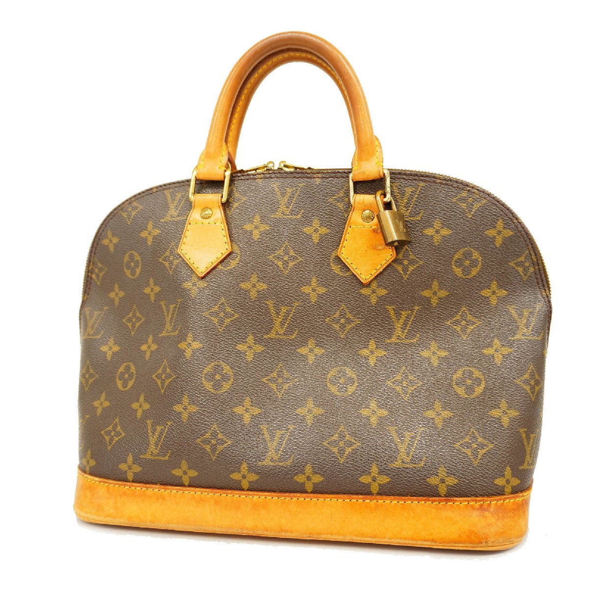 LOUIS VUITTON◇ハンドバッグ/レザー/BRW/総柄/LOUIS VUITTON/M51130 R-D-