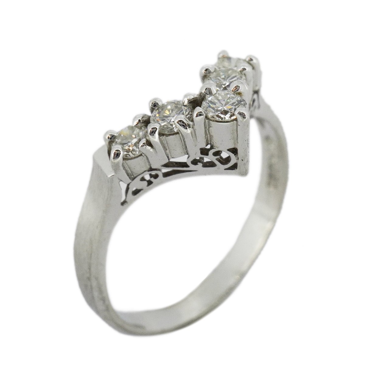 色々な V字 メレダイヤ 0.33ct ☆最終価格【3ja041】ダイヤモンド