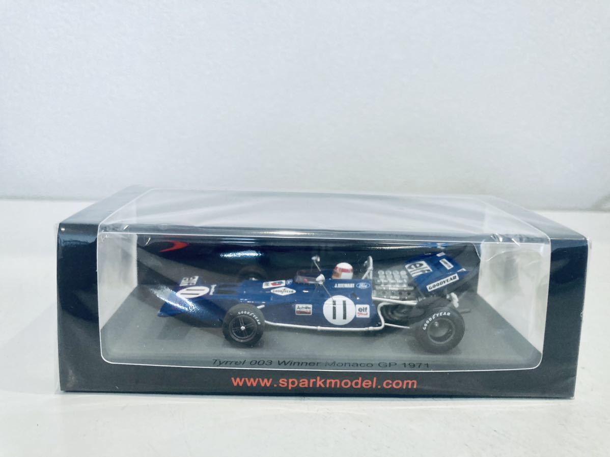 【送料無料】1/43 Spark ティレル フォード 003 #11 J.スチュワート Winner Monaco GP 1971_画像4