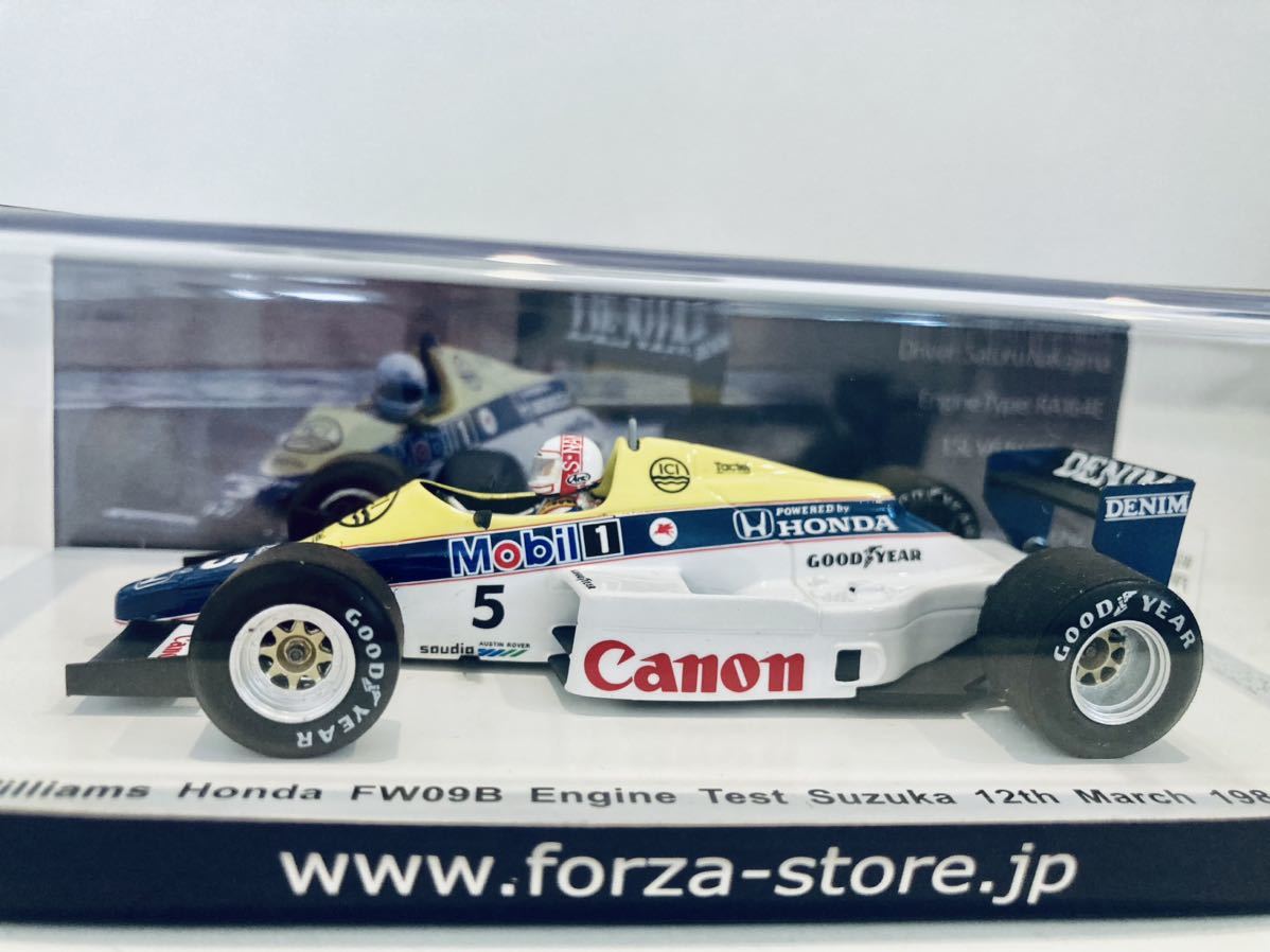 スパーク 1/43 ウィリアムズホンダ FW09B マンセル 鈴鹿エンジンテスト Yahoo!オークション - 1/43 Spark FORZA特注 ウィリアムズ