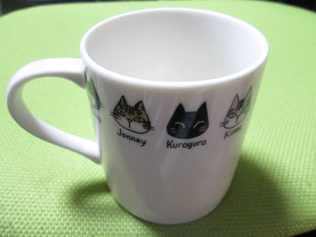 ★即決★　吉沢深雪 　ネコ 　ねこ　猫　マグカップ 　スープカップ　食器 洋食器 陶器 _画像3