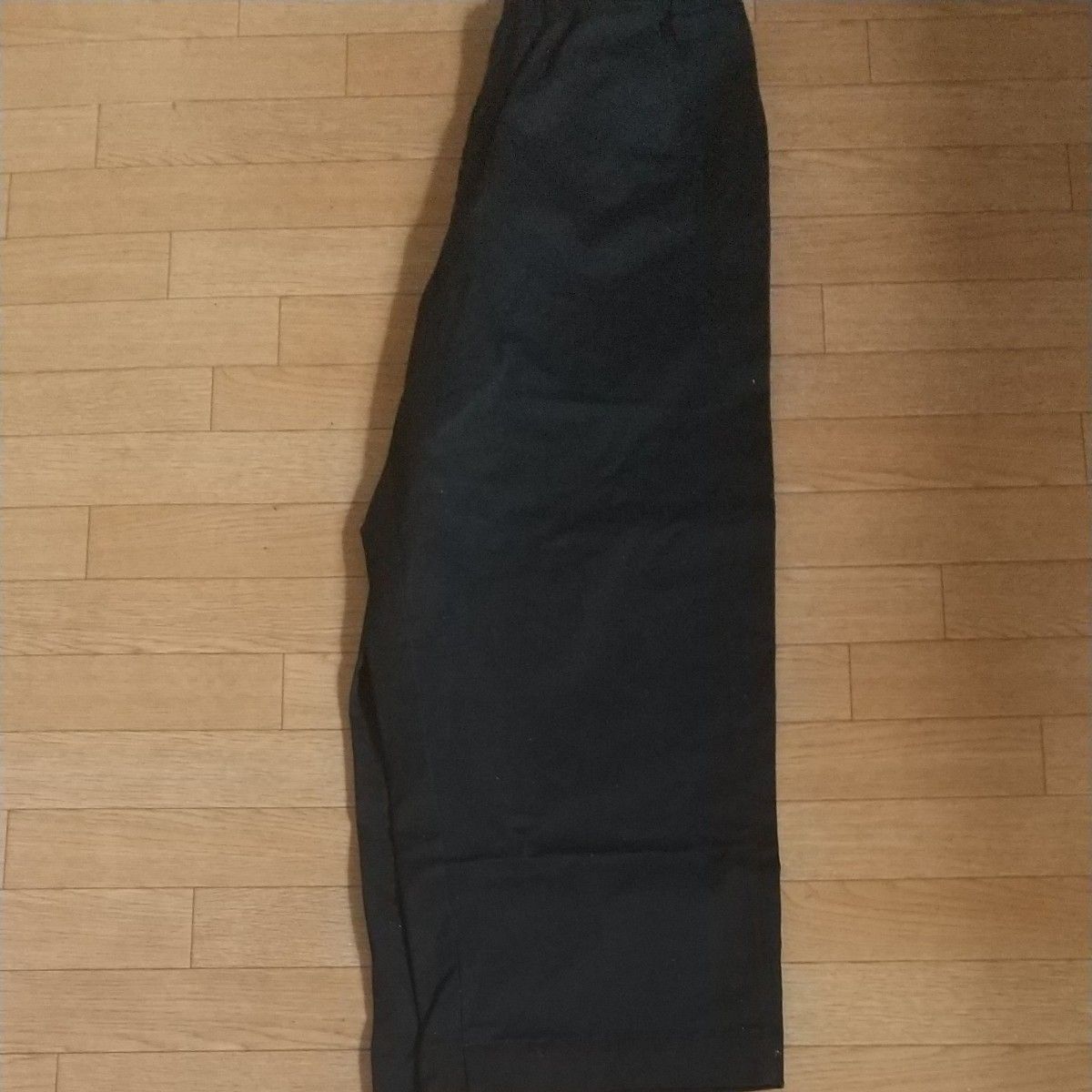 大きいサイズすごのびストレッチツイルカーブワイドパンツ（ゆったりヒップ）黒/3L ボトム ズボン ニッセン