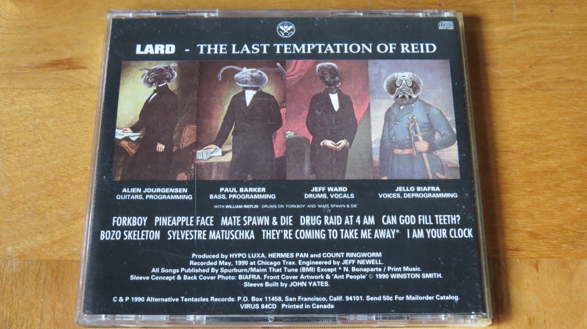 ラード LARD/THE LAST TEMPTATION OF REID 輸入盤　MINISTRY Dead Kennedys _画像3