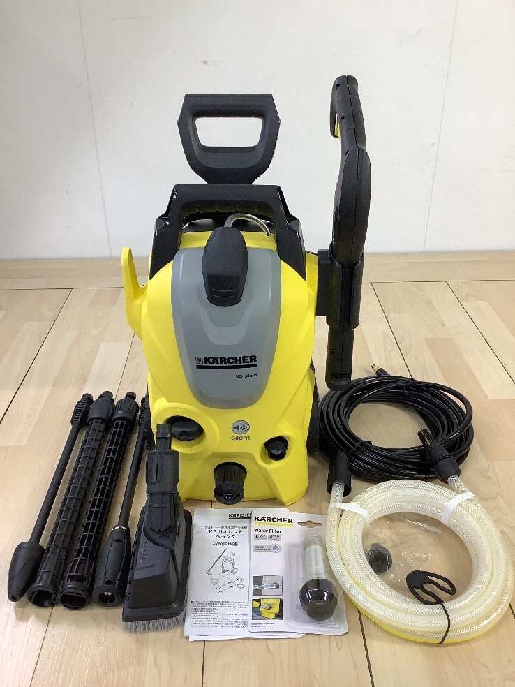 動作確認済み KARCHER 高圧洗浄機 K3 サイレント ベランダ-