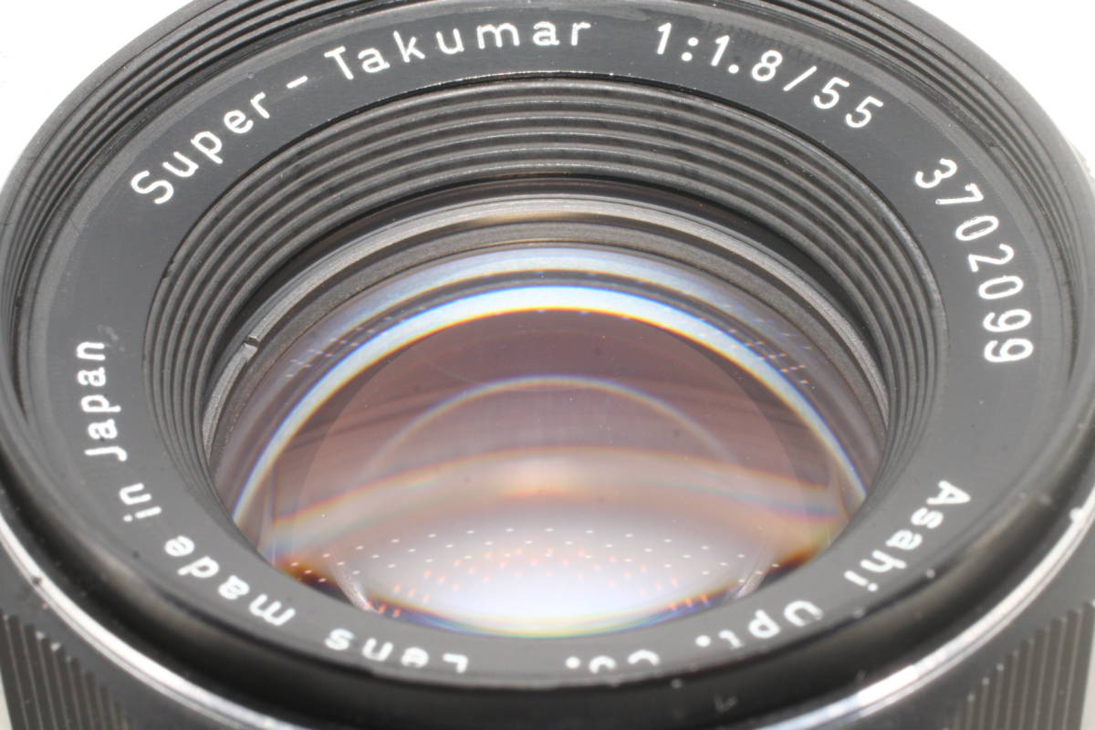 大人気新品 整備済・完動品☆Super-Takumar 55mm f1.8#3702099