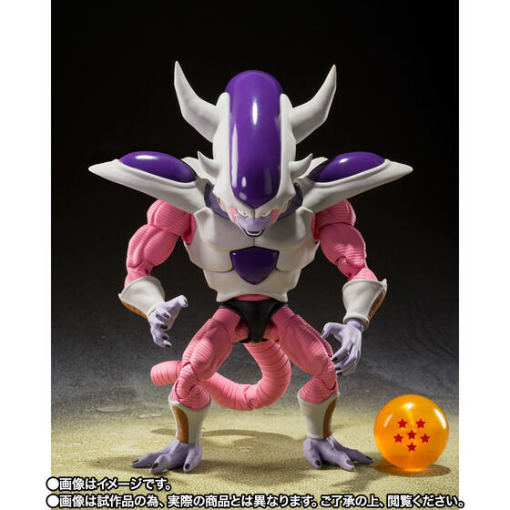 新品 S.H.Figuarts フリーザ 第三形態 ナメック星ドラゴンボール発光Ver.（六星球)も付属/バンダイ SH Figuarts ドラゴンボール