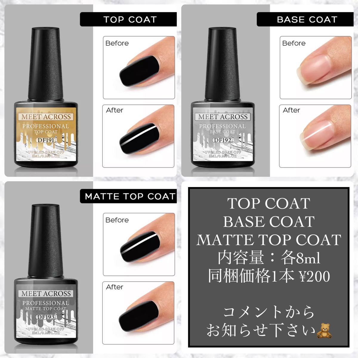 【6pcs】MTSSII ＊9Dレインボー キャッツアイ マグネット ジェルネイル セット ＊DC114-DC119(お写真はブラックベースです)_画像8