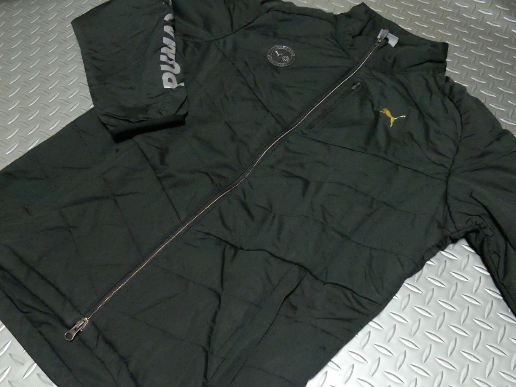 TPM20* autumn winter *PUMA GOLF* Puma Golf *pa DIN gu-bn full Zip cotton inside jacket *L/BK